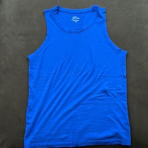 5/$25 J. Crew Supima Cotton Blue Tank Top S Small